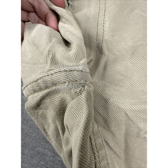 Vtg 90s Levis Silvertab Jeans 30x30 Tan Loose Fit Made in USA - Picture 13 of 15